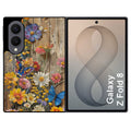Coque pour Z FOLD 8 bois et papillon 1