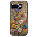 Coque pour Pixel 8A 9A 10A bois et papillon 1