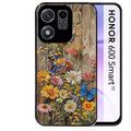 Coque pour Honor 600 SMART bois et papillon 1