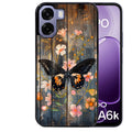 Coque pour Oppo A6 A6 A6K bois et papillon 2