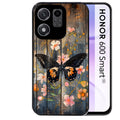 Coque pour Honor 600 SMART bois et papillon 2