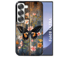 Coque pour Z FOLD 8 ULTRA bois et papillon 2