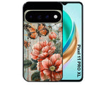 Coque pour Pixel 10 / 11 / PRO / XL bois et papillon 3