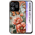 Coque pour Honor 600 SMART bois et papillon 3
