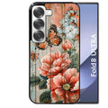 Coque pour Z FOLD 8 ULTRA bois et papillon 3