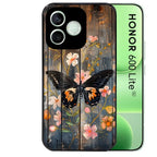Coque pour Honor 600 LITE bois et papillon 2