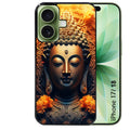 Coque pour Iphone 18 / PRO / PRO MAX / 18E bouddha et fleur