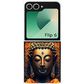 Coque pour Z FLIP 6 7 8 bouddha et fleur