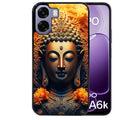 Coque pour Oppo A6 A6 A6K bouddha et fleur