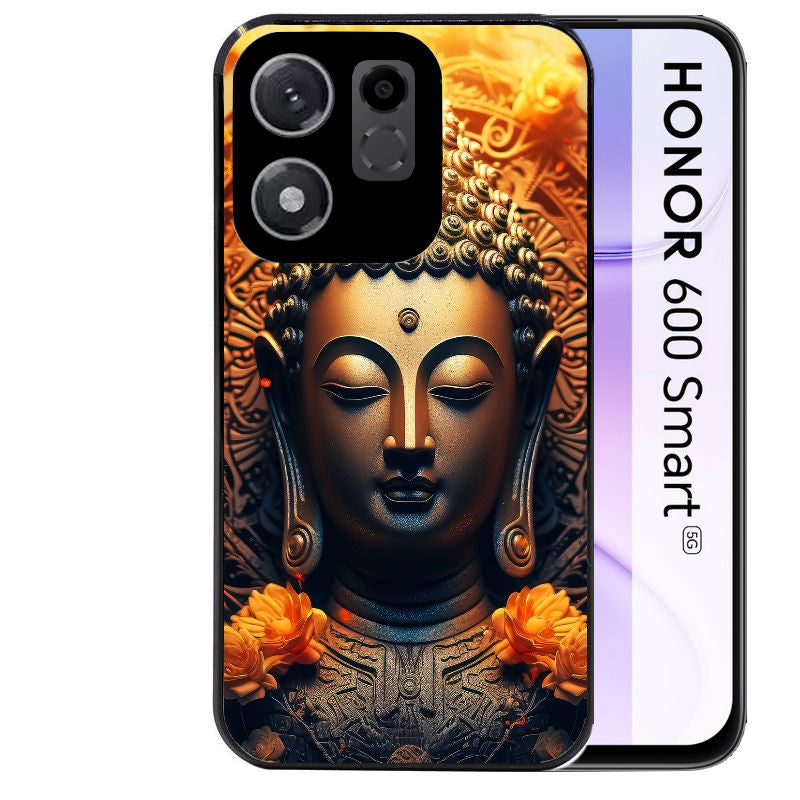 Coque pour Honor 600 SMART bouddha et fleur
