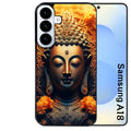 Coque pour Galaxy A08 A18 A28 A38 A58 bouddha et fleur