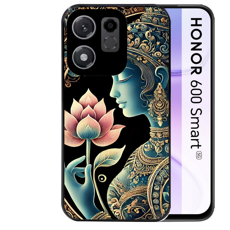 Coque pour Honor 600 SMART bouddha et lotus