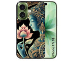 Coque pour Iphone 18 / PRO / PRO MAX / 18E bouddha et lotus