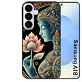 Coque pour Galaxy A08 A18 A28 A38 A58 bouddha et lotus
