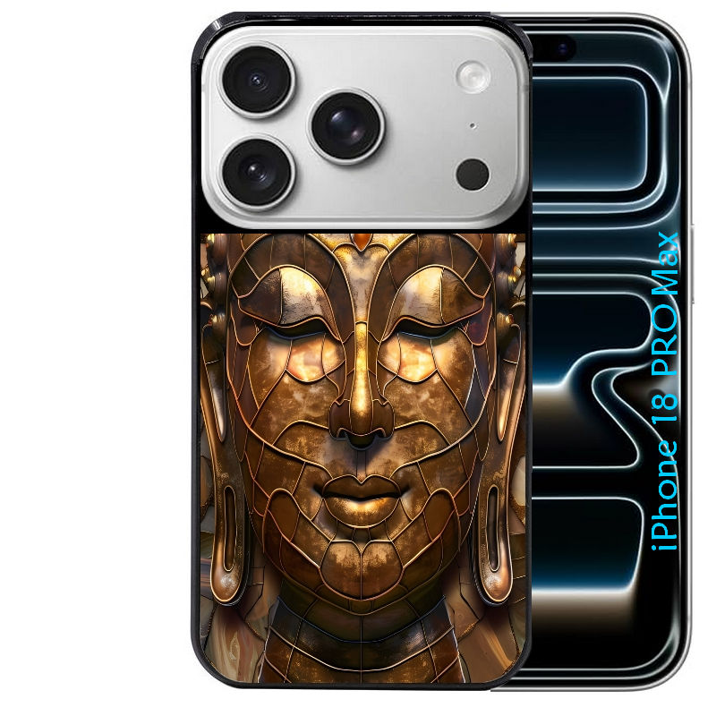 Coque pour Iphone 18 / PRO / PRO MAX / 18E bouddha et mosaique