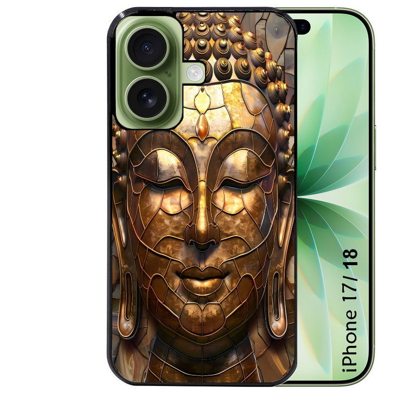 Coque pour Iphone 18 / PRO / PRO MAX / 18E bouddha et mosaique