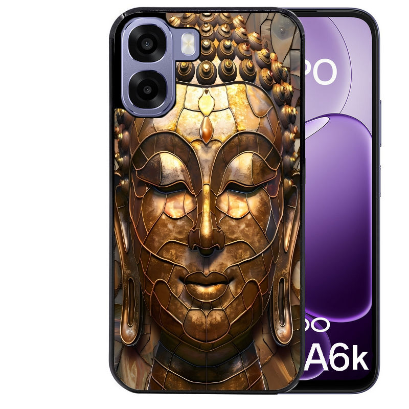 Coque pour Oppo A6 A6 A6K bouddha et mosaique