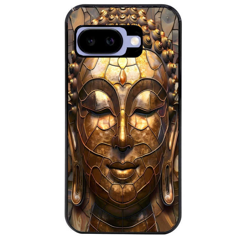 Coque pour Pixel 8A 9A 10A bouddha et mosaique