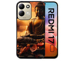 Coque pour Redmi 17 et 17C 4G 5G bouddha et soleil