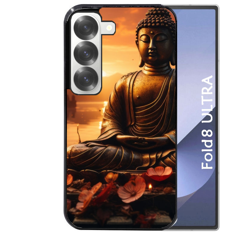 Coque pour Z Fold 8 / ULTRA bouddha et soleil