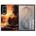 Coque pour Z FOLD 8 bouddha et soleil
