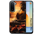 Coque pour POCO C81 PRO bouddha et soleil