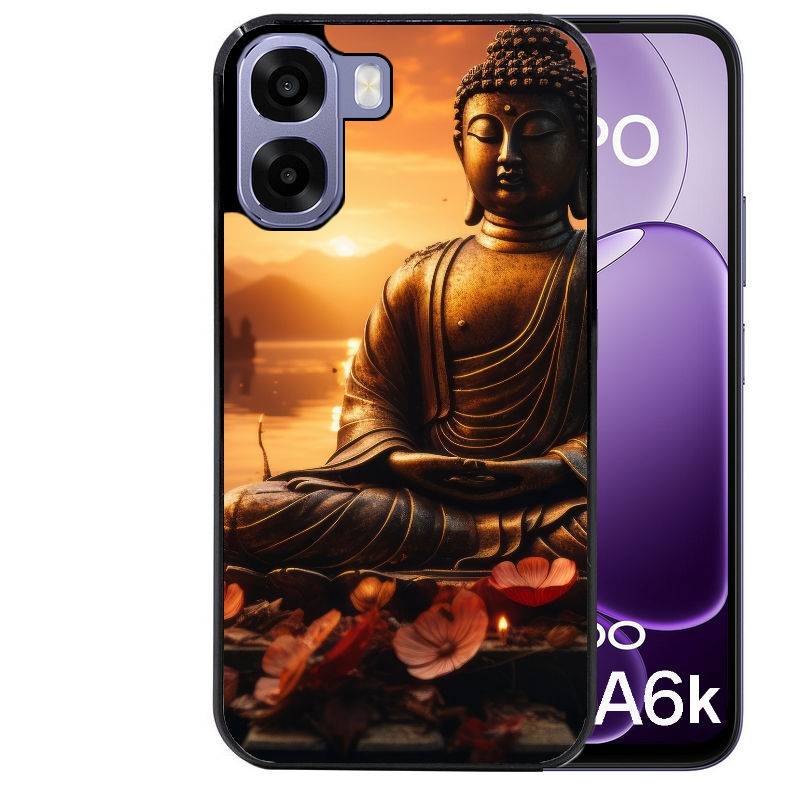 Coque pour Oppo A6 A6 A6K bouddha et soleil