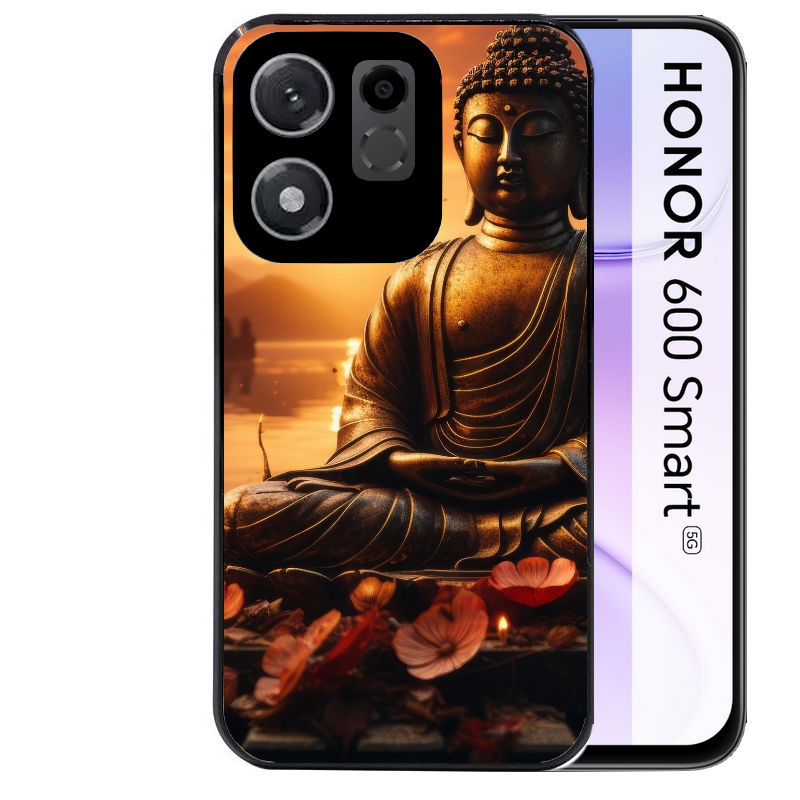 Coque pour Honor 600 SMART bouddha et soleil