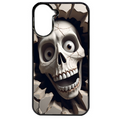 Coque noire taperso pour Redmi A5 4G avec motif tete de mort smile protection antichoc personnalisée