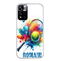 Coque taperso pour Redmi Note 11 4G PRO 5G 11S avec motif tennis raquette personnalisee protection antichoc personnalisée