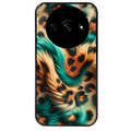 Coque noire taperso pour Redmi A3 avec motif effet fourrure leopard 3 protection antichoc personnalisée