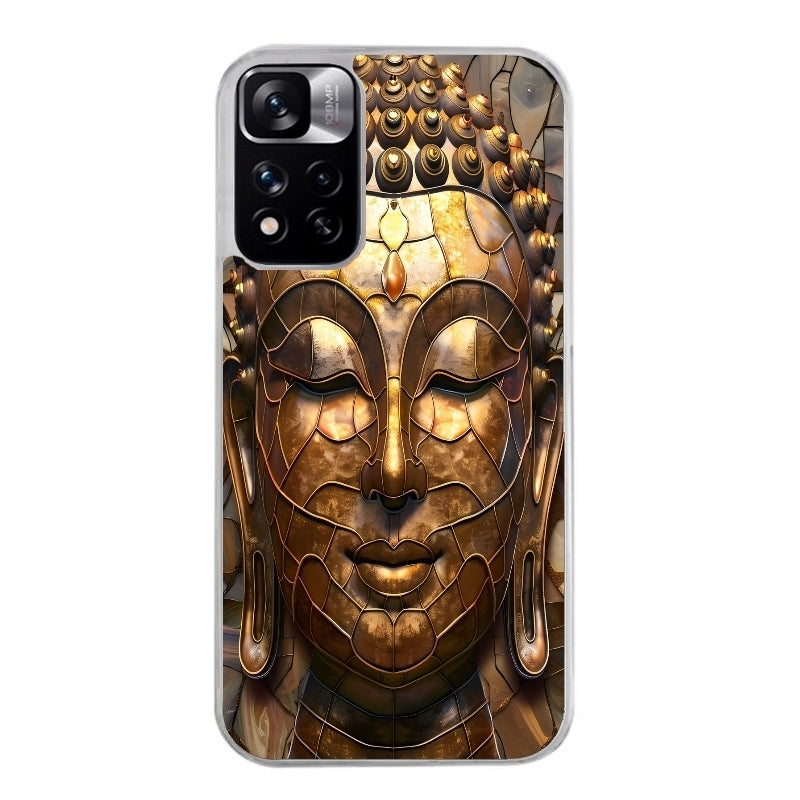 Coque taperso pour Redmi Note 12 4G 5G PRO 4G avec motif bouddha et mosaique protection antichoc personnalisée