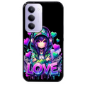 Coque noire taperso pour Redmi 15 4G et 5G avec motif anime manga et love protection antichoc personnalisée