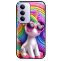 Coque noire taperso pour Redmi 15 4G et 5G avec motif licorne pop art protection antichoc personnalisée