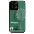 Coque noire taperso pour Honor 70 LITE 90 et LITE avec motif badminton sport personnalise protection antichoc personnalisée