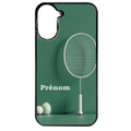 Coque noire taperso pour POCO C71 4G avec motif badminton sport personnalise protection antichoc personnalisée