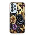 Coque taperso pour Galaxy A13 4G et 5G A23 A53 avec motif papillon gothic protection antichoc personnalisée