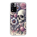 Coque taperso pour Redmi Note 11 4G PRO 5G 11S avec motif tete de mort pastel protection antichoc personnalisée