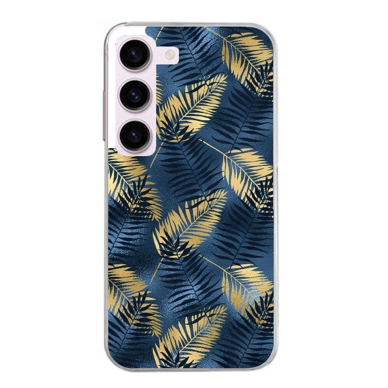 Coque taperso pour Galaxy A13 4G et 5G A23 A53 avec motif palmier bleu protection antichoc personnalisée