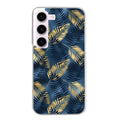 Coque taperso pour galaxy S21 et PLUS ULTRA FE avec motif palmier bleu protection antichoc personnalisée