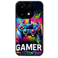 Coque noire taperso pour OnePlus 15 avec motif gamer protection antichoc personnalisée