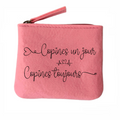 Porte monnaie copine toujours en feutrine en feutrine