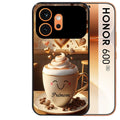 Coque noire taperso pour Honor 600 et 600 PRO avec motif cafe love morning protection antichoc personnalisée