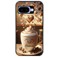 Coque pour Pixel 8A 9A 10A personnalisée cafe love morning
