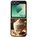 Coque pour Z FLIP 6 7 8 personnalisée cafe love morning