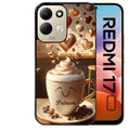 Coque pour Redmi 17 et 17C 4G 5G personnalisée cafe love morning
