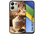 Coque pour POCO C95 PRO personnalisée cafe love morning