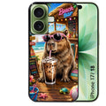 Coque pour Iphone 18 / PRO / PRO MAX / 18E capybara beach