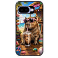 Coque pour Pixel 8A 9A 10A capybara beach