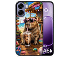 Coque pour Oppo A6 A6 A6K capybara beach